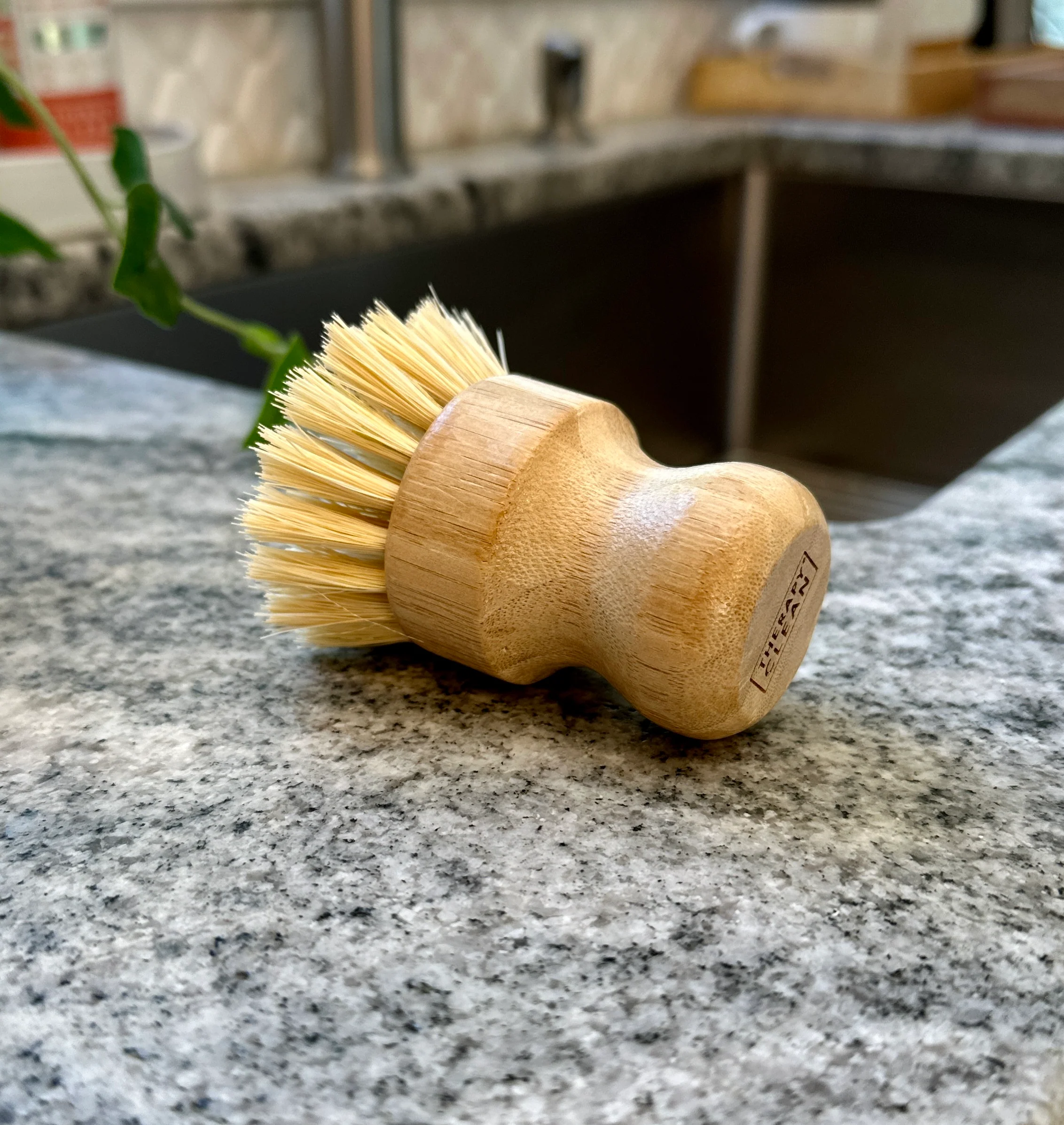 Natural Scrub Brush - Bamboo & Sisal - Image 2