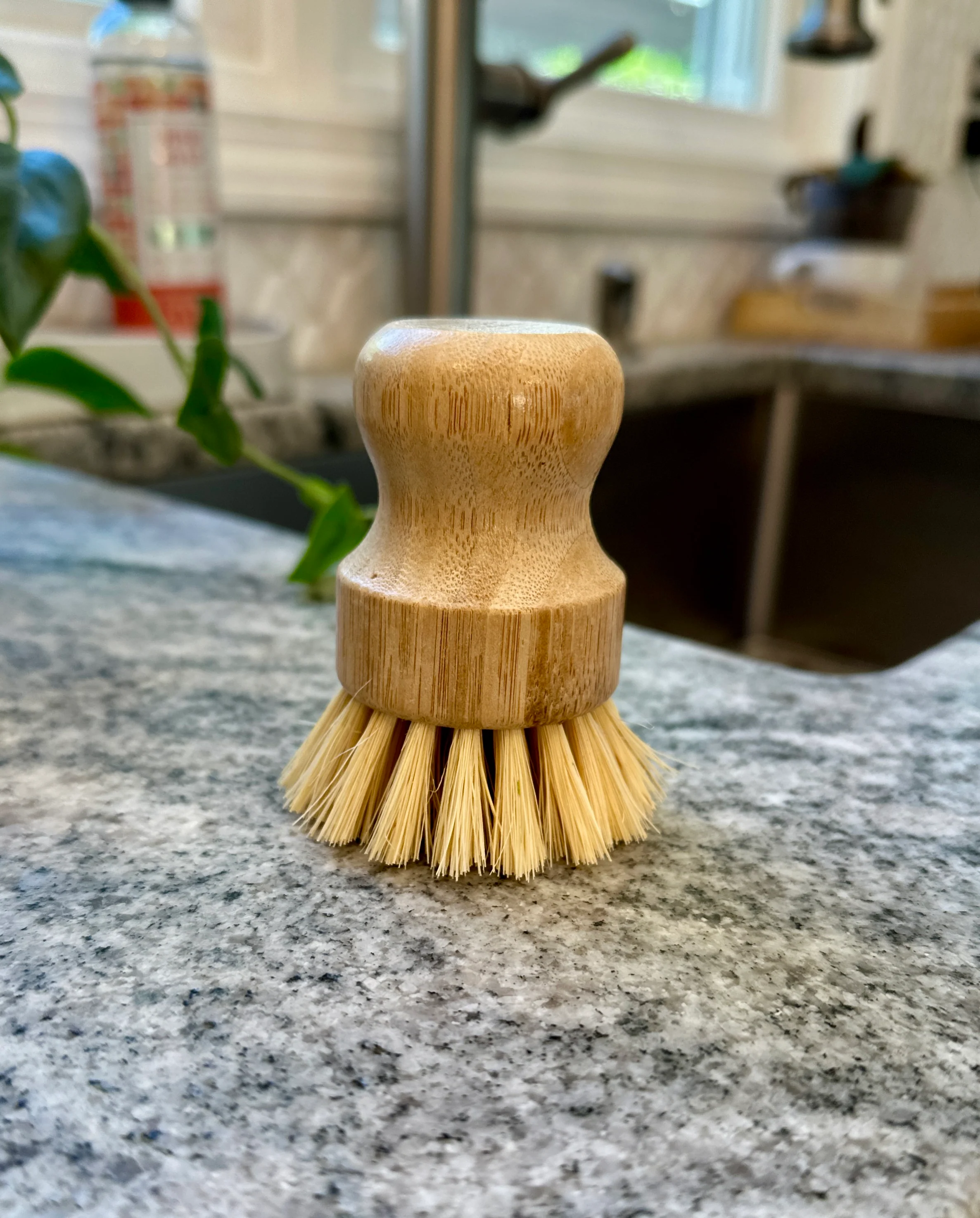 Natural Scrub Brush - Bamboo & Sisal - Image 5